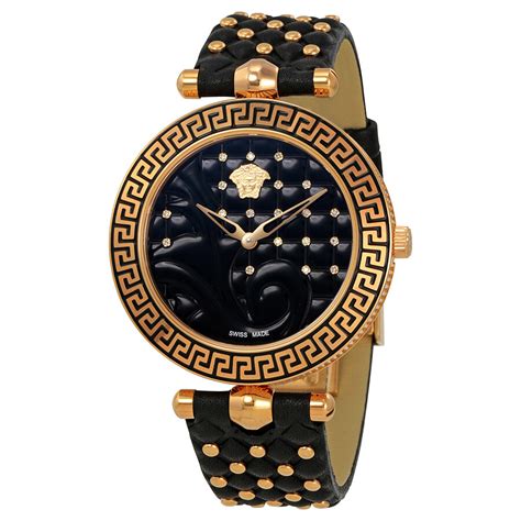 versace vanitas black watch|Versace Vanitas Watch in Black .